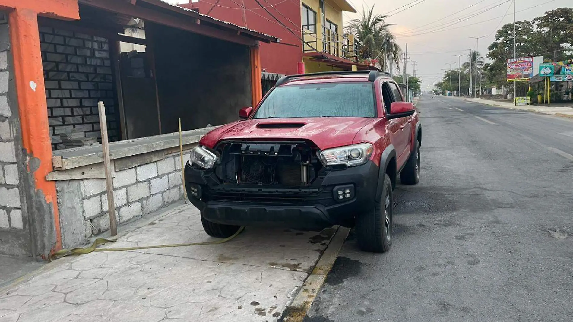 camioneta roja